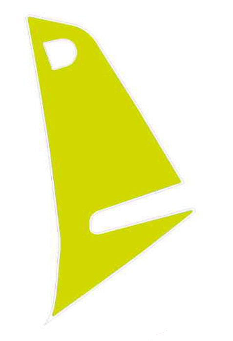 OEM Aprilia LH Lower Fairing Leading Edge Decal