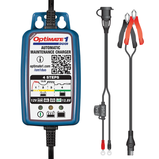 Optimate 1 Duo Battery Charger & Maintainer