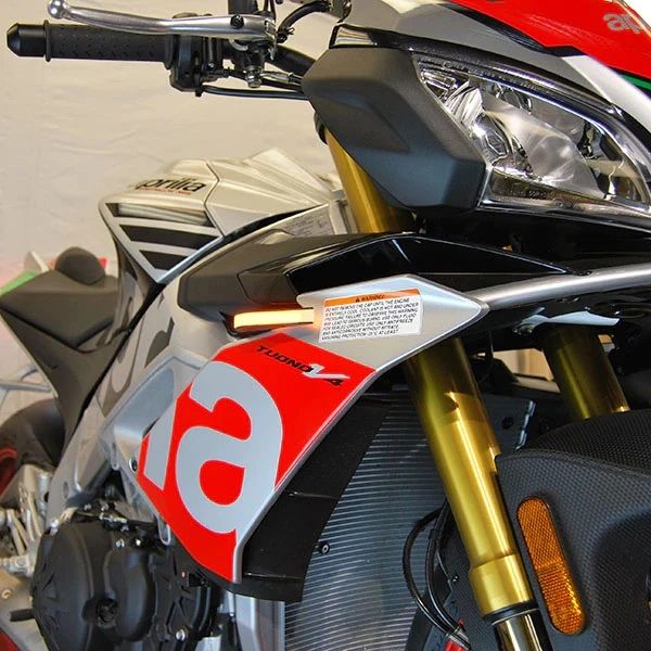 NRC New Rage Cycles Front LED Turn Signals for Aprilia Tuono V4