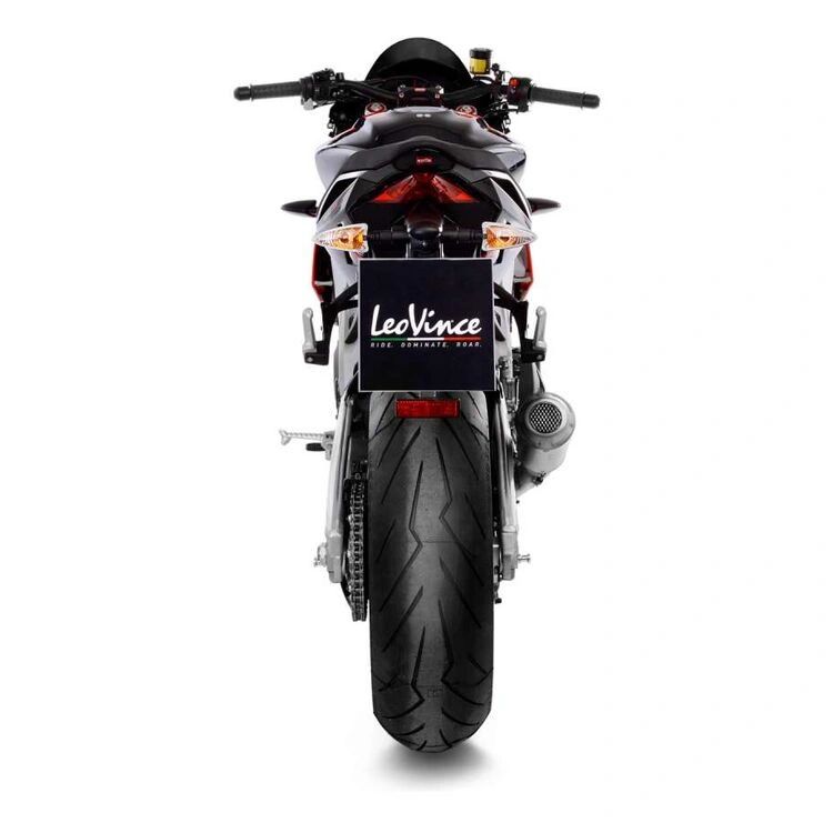 LeoVince LV-10 Slip-On Exhaust for 2017-2020 Aprilia RSV4 & 2017-2020 Aprilia Tuono V4