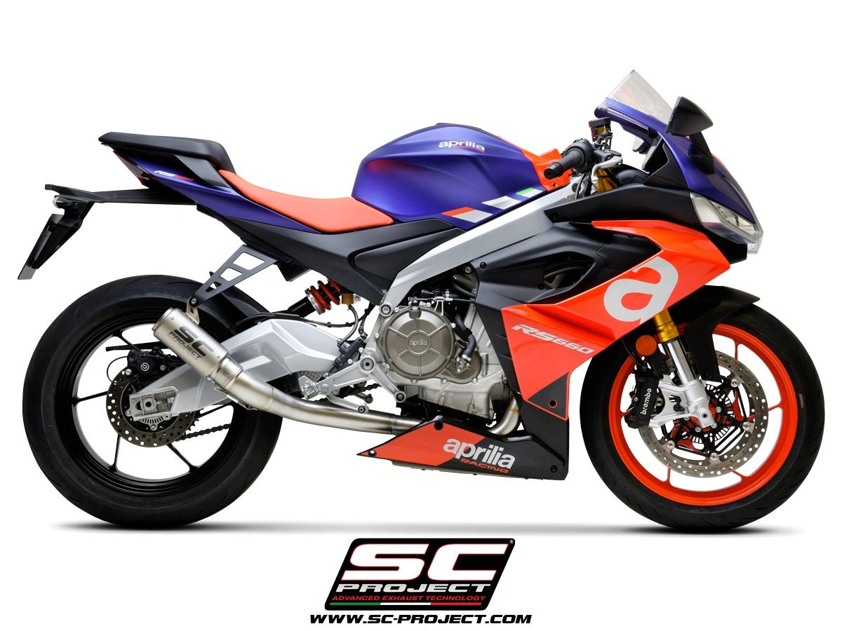 SC Project CR-T Titanium Full Exhaust for Aprilia RS 660 & Aprilia Tuono 660