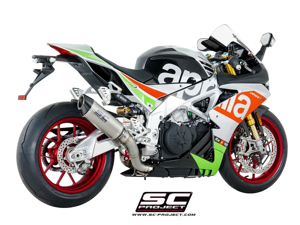 SC Project Race Oval Exhaust for 2017-2020 Aprilia RSV4 & 2017-2020 Aprilia Tuono V4