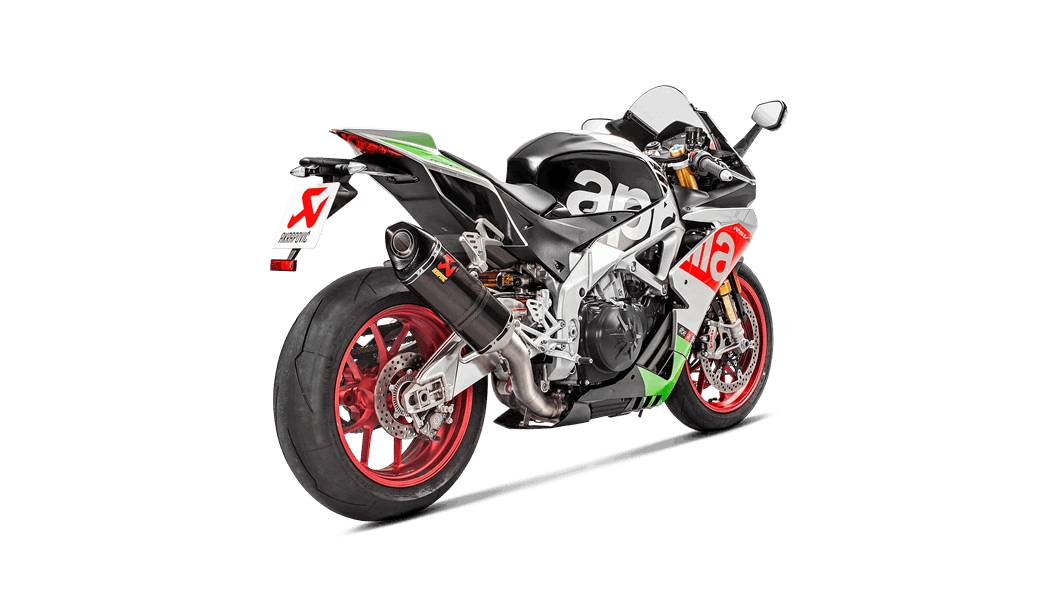 Akrapovic Carbon Fiber Slip-On Exhaust for 2017-2020 Aprilia RSV4 & 2017-2020 Aprilia Tuono V4