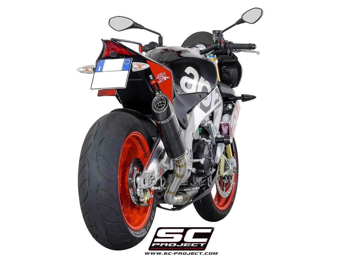 SC Project Oval Exhaust for 2015-2016 Aprilia Tuono
