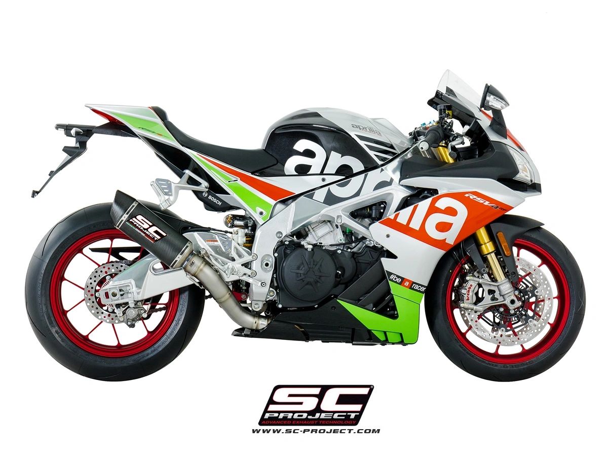 SC Project Race Oval Exhaust for 2017-2020 Aprilia RSV4 & 2017-2020 Aprilia Tuono V4