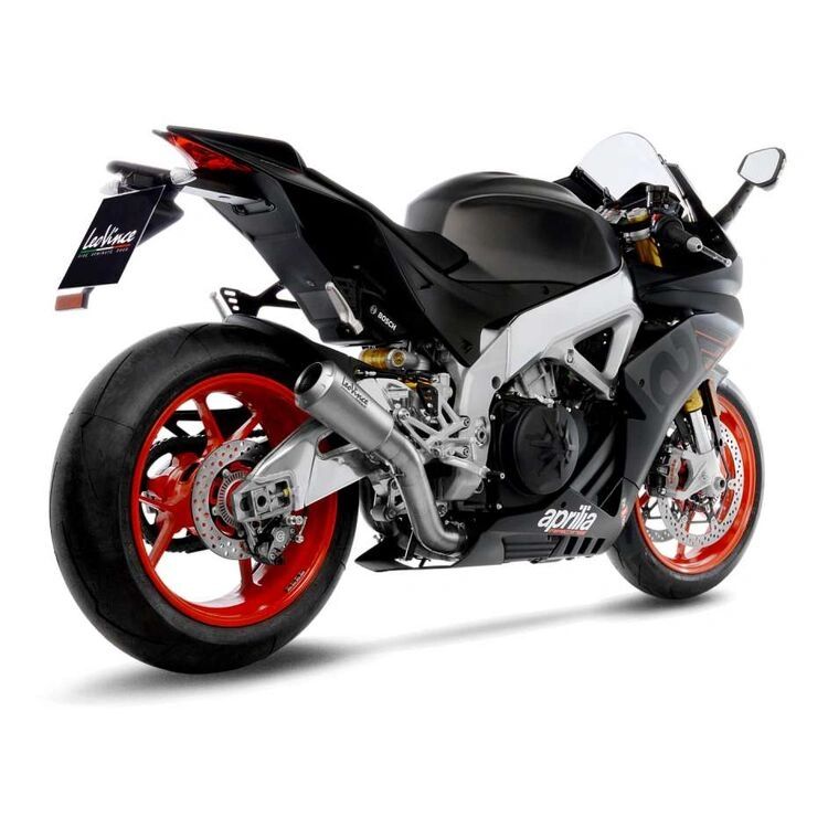 LeoVince LV-10 Slip-On Exhaust for 2017-2020 Aprilia RSV4 & 2017-2020 Aprilia Tuono V4