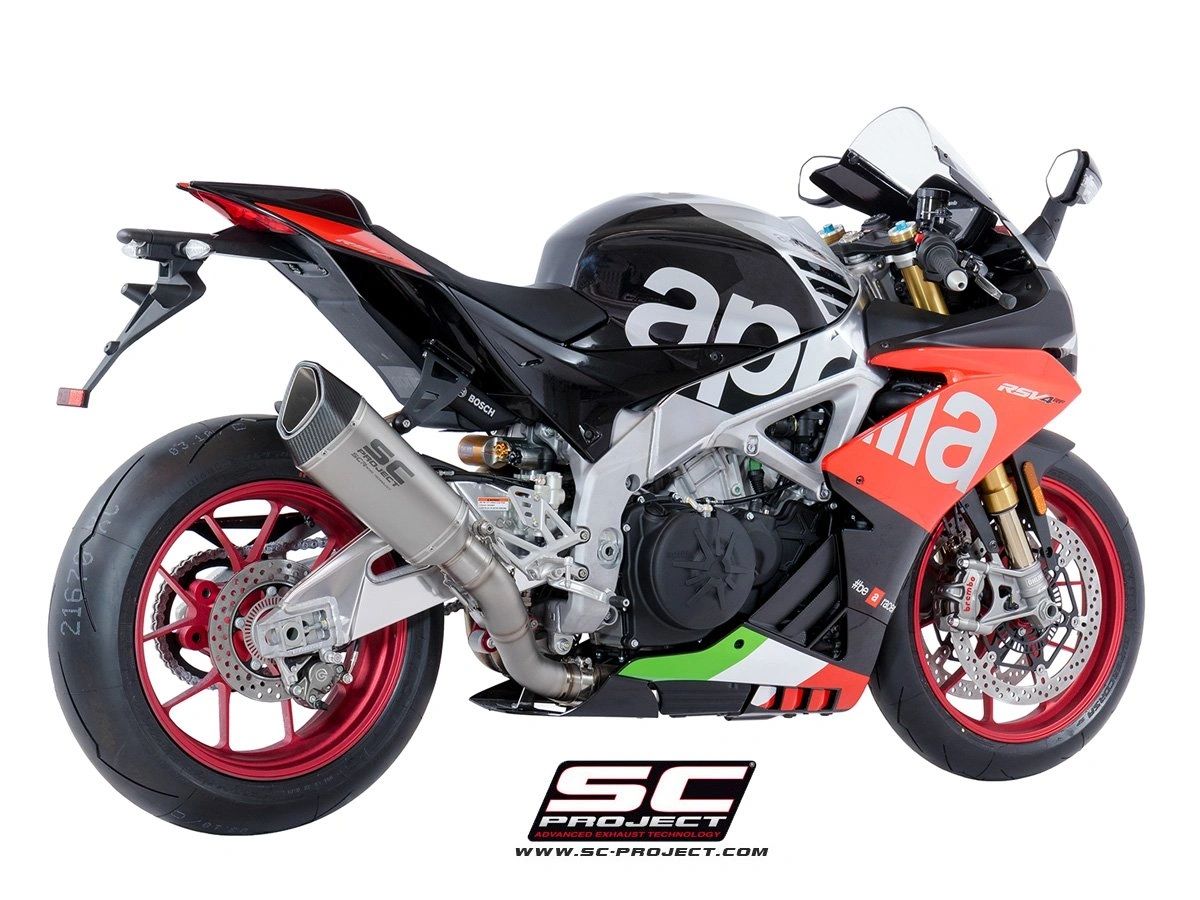SC Project SC1-R Exhaust for 2017-2020 Aprilia RSV4 & 2017-2020 Aprilia Tuono V4
