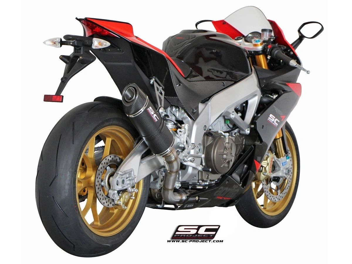 SC Project Oval Exhaust for 2009-2014 Aprilia RSV4
