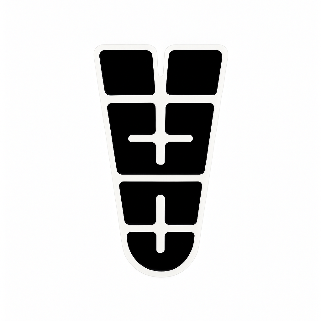 OEM Aprilia Tank Guard Decal - Deep Grey