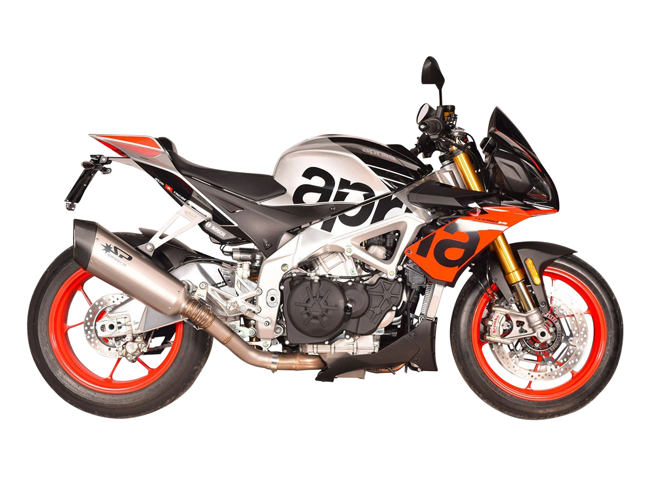 Spark Streetfighter Semi-Full Titanium Exhaust for 2017-2020 Aprilia RSV4 & 2017-2020 Aprilia Tuono V4