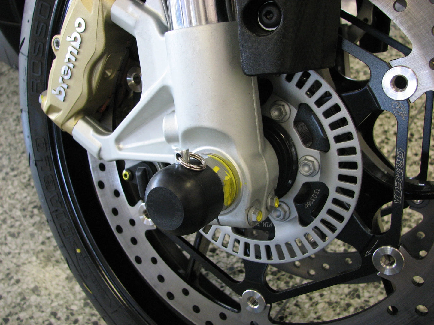 Woodcraft Front Axle Slider for 2009-2020 Aprilia RSV4 & 2011-2020 Aprilia Tuono V4