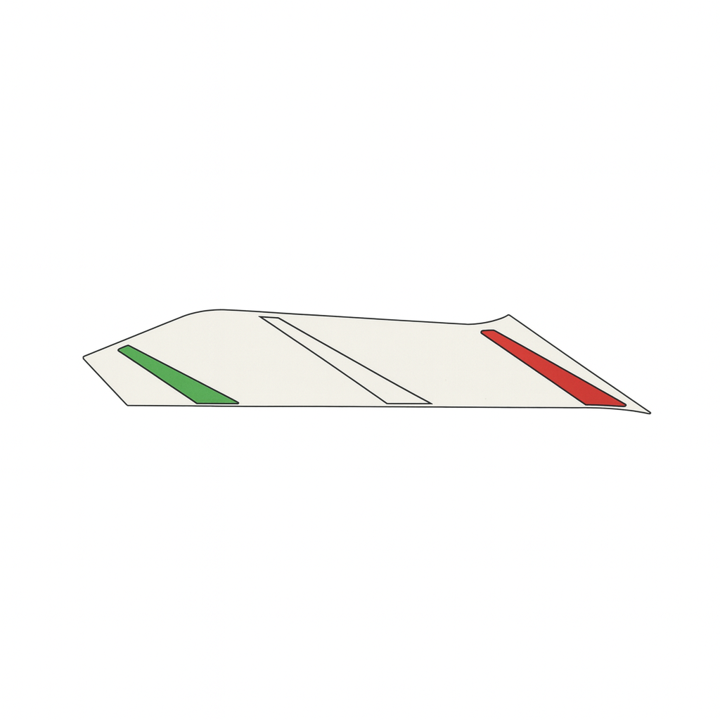 OEM Aprilia RH Lower Fairing Decal "italia" - Time Attack