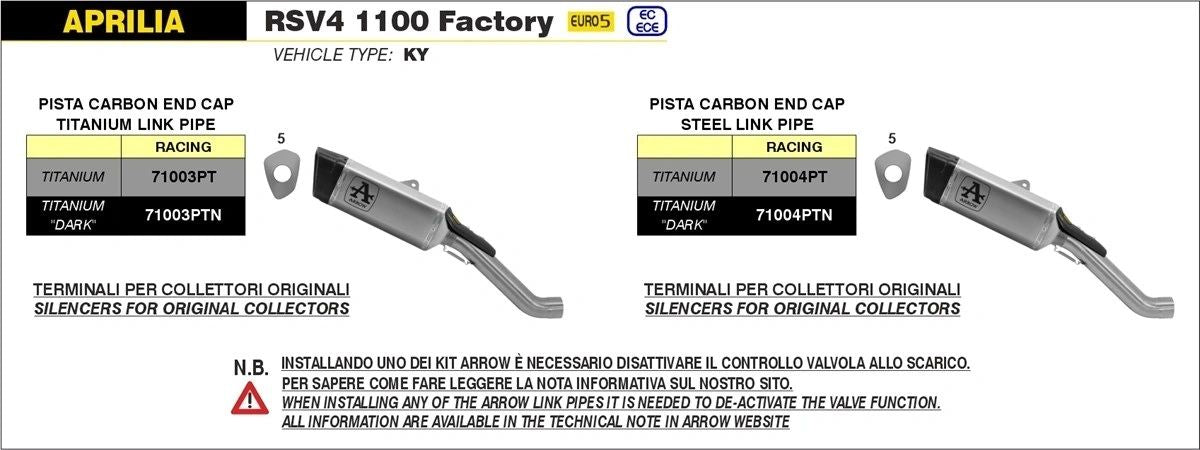 Arrow Pista Slip-On Exhaust
