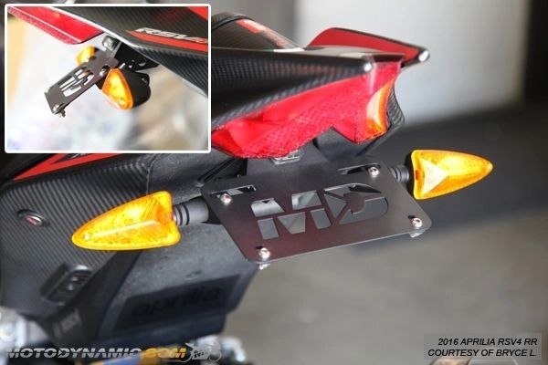 MotoDynamic Fender Eliminator for 2009-2020 Aprilia RSV4 & 2011-2020 Aprilia Tuono V4
