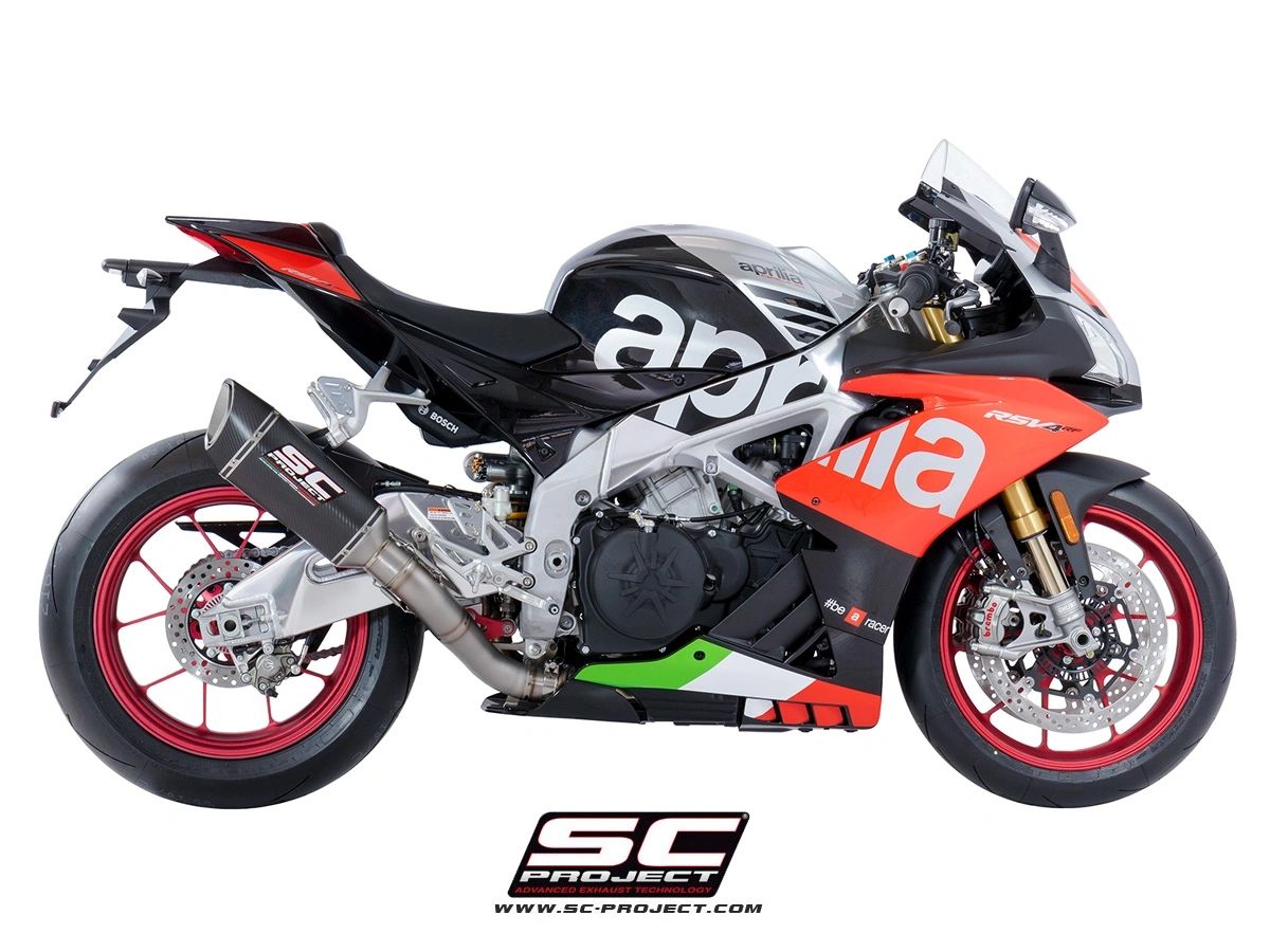 SC Project SC1-R Exhaust for 2017-2020 Aprilia RSV4 & 2017-2020 Aprilia Tuono V4