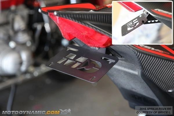 MotoDynamic Fender Eliminator for 2009-2020 Aprilia RSV4 & 2011-2020 Aprilia Tuono V4