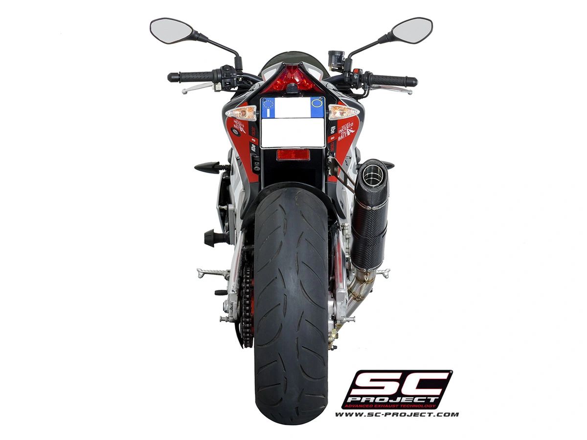 SC Project Oval Exhaust for 2015-2016 Aprilia Tuono