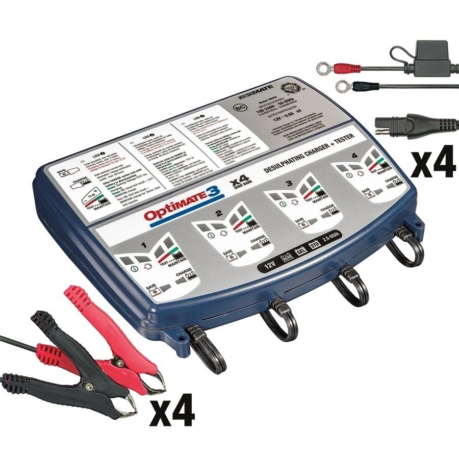 Optimate 3 Multi-Battery Charger - 4 Bank