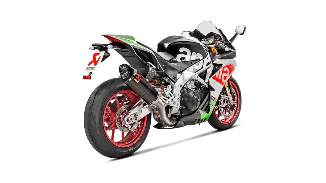 Akrapovic Carbon Fiber Slip-On Exhaust for 2017-2020 Aprilia RSV4 & 2017-2020 Aprilia Tuono V4