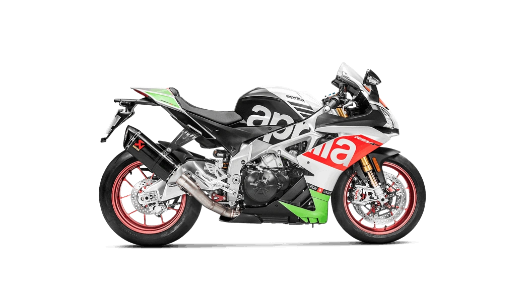Akrapovic Carbon Fiber Slip-On Exhaust for 2017-2020 Aprilia RSV4 & 2017-2020 Aprilia Tuono V4
