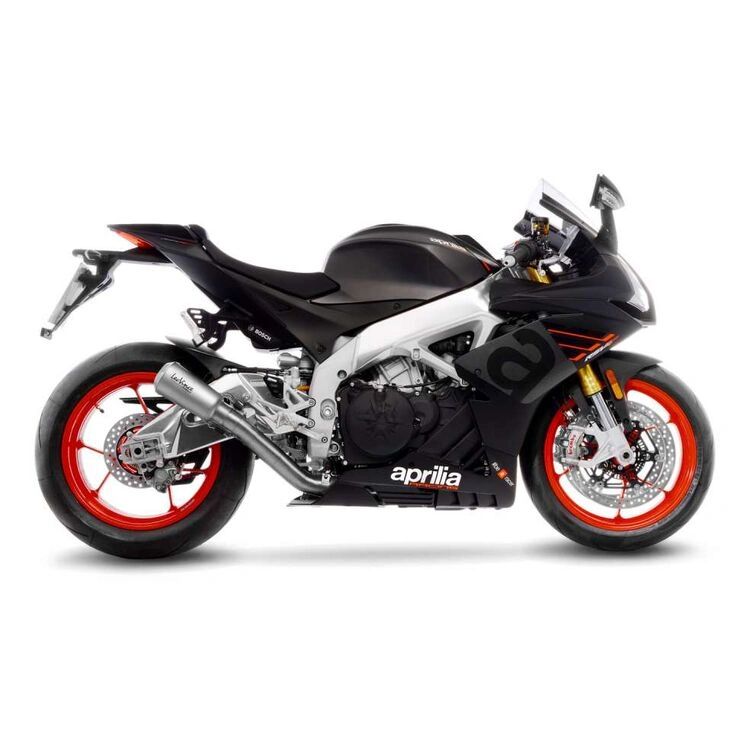 LeoVince LV-10 Slip-On Exhaust for 2017-2020 Aprilia RSV4 & 2017-2020 Aprilia Tuono V4