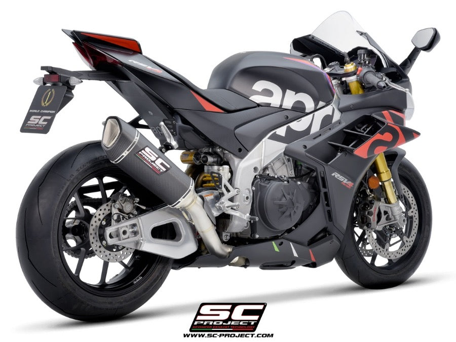 SC Project SC1-R Slip-On Exhaust - 300mm Canister