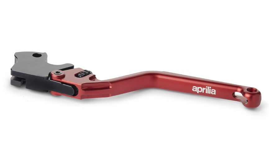 OEM Aprilia CNC Aluminum Adjustable Clutch Lever - Red