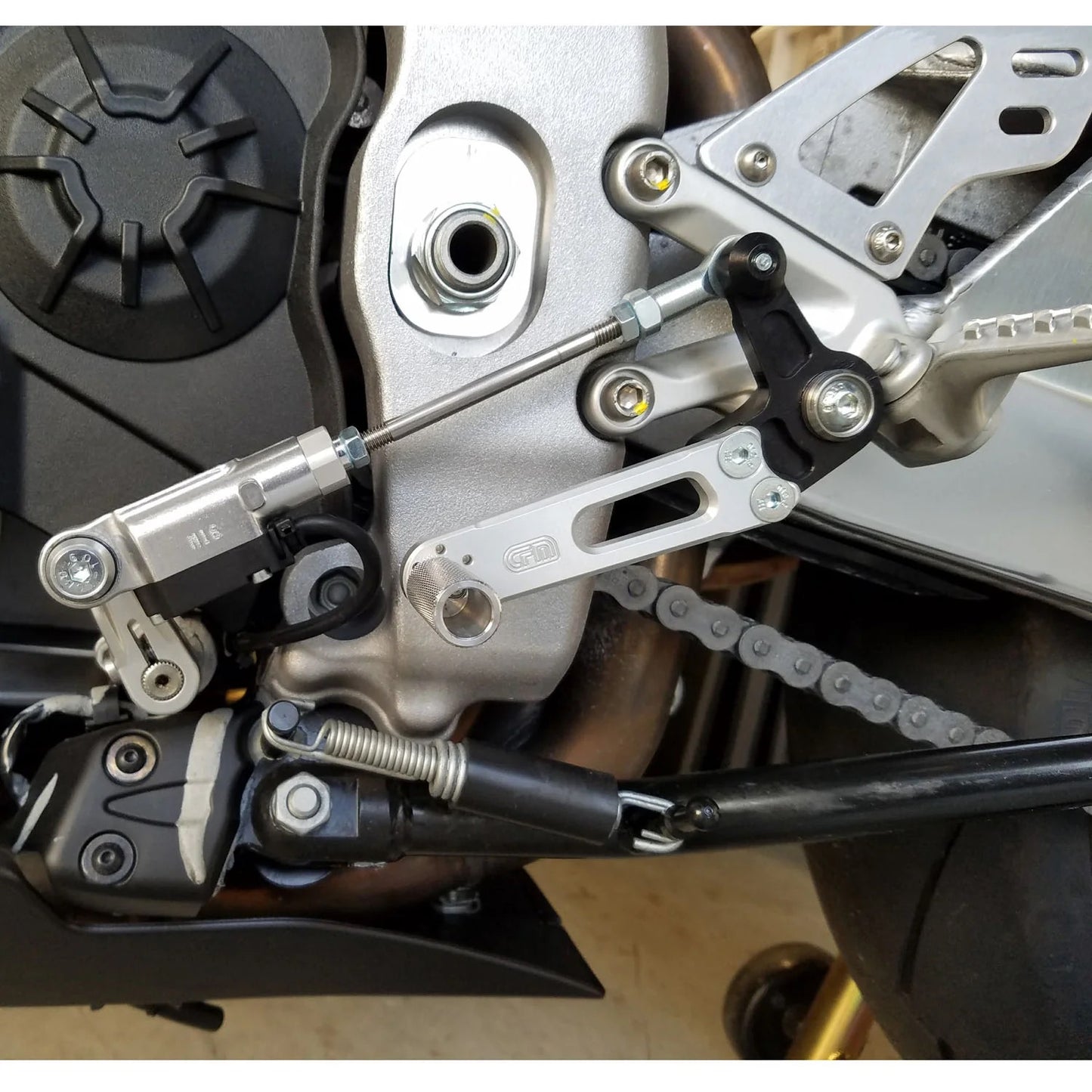 Woodcraft GP Shift Conversion Shift Lever for 2017-2024 Aprilia RSV4 & 2017-2024 Aprilia Tuono V4