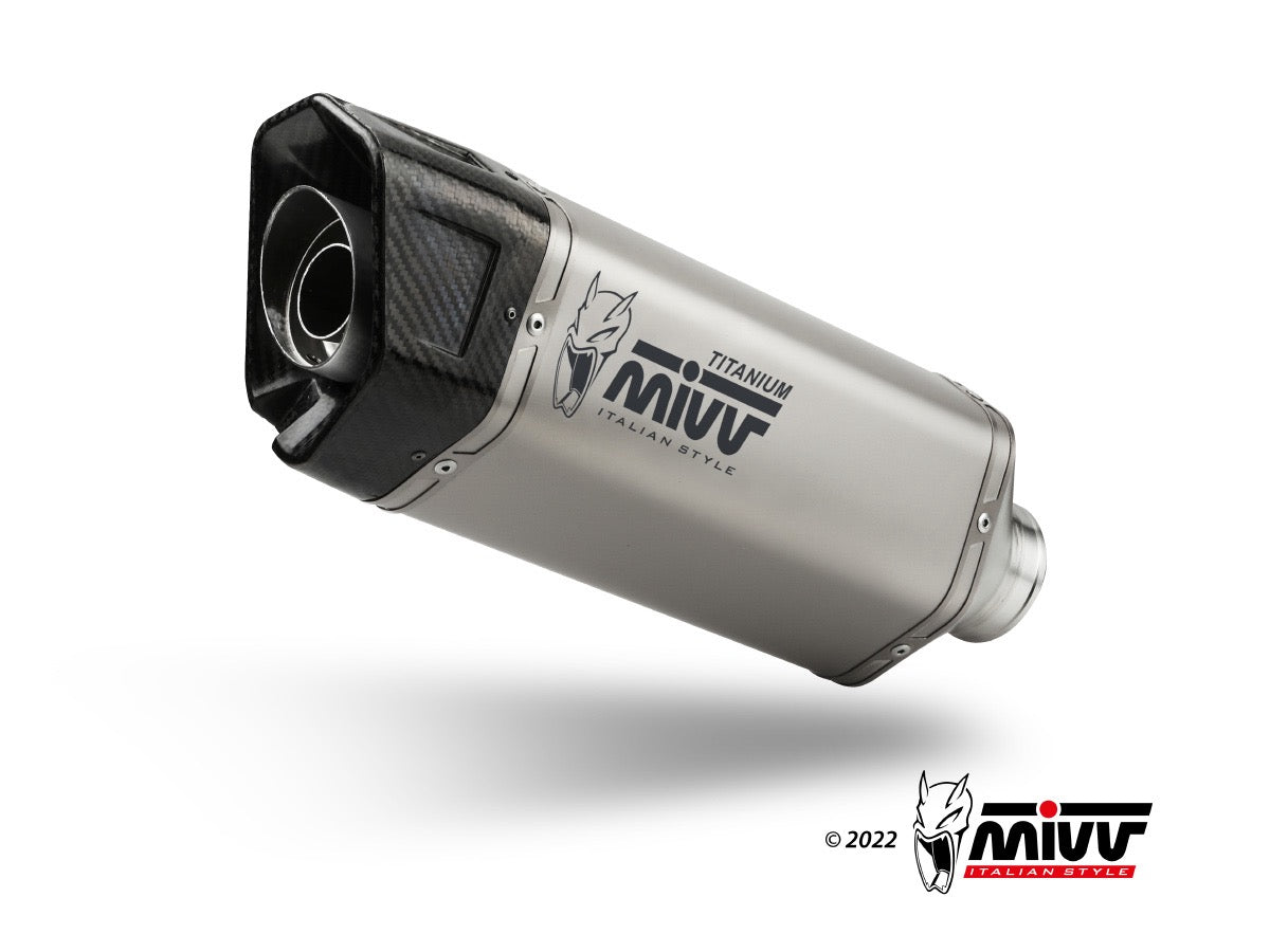 MIVV SR-1 Exhaust for 2021-2024 Aprilia RSV4 & 2021-2024 Aprilia Tuono V4