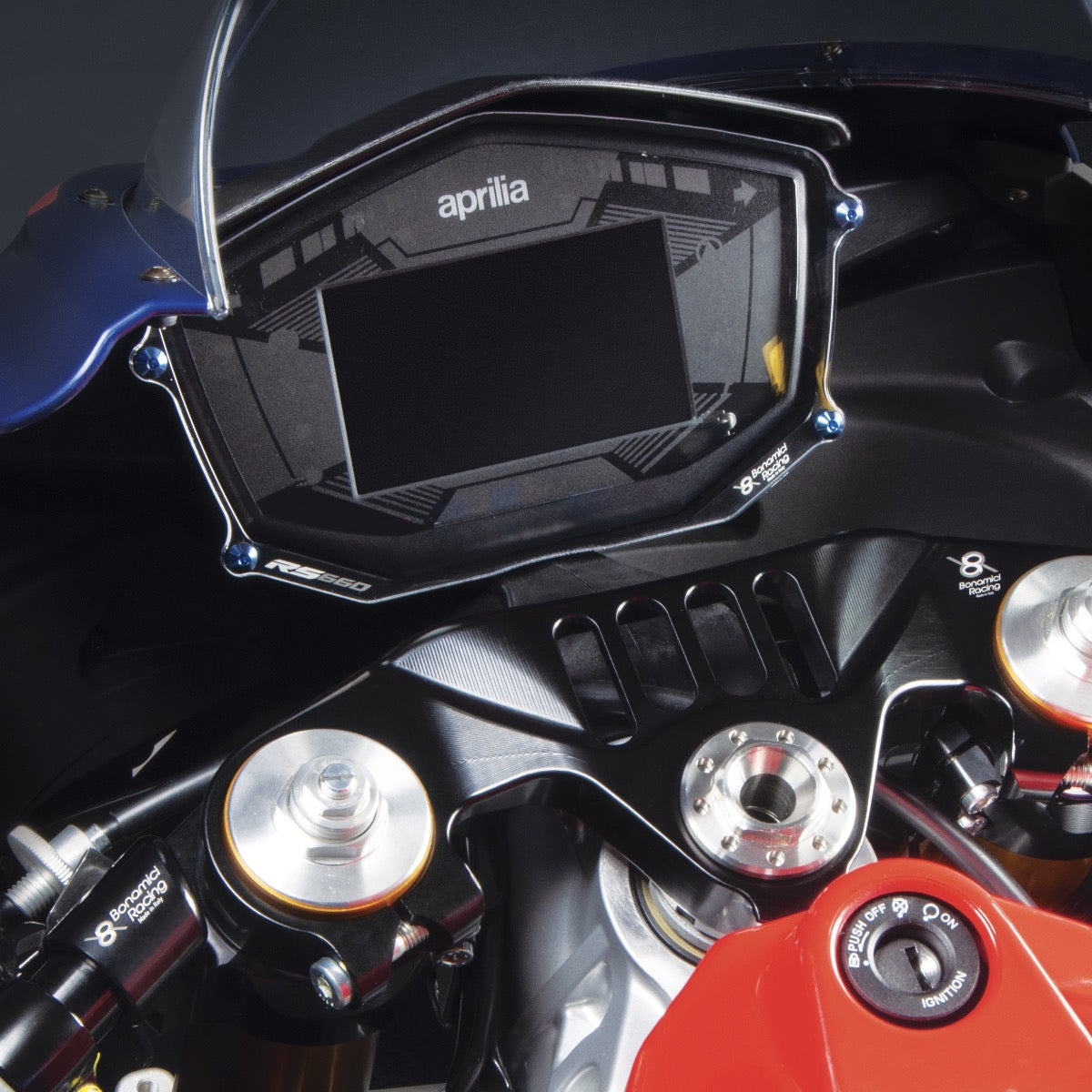 Bonamici Racing Billet Aluminum Dash Cover