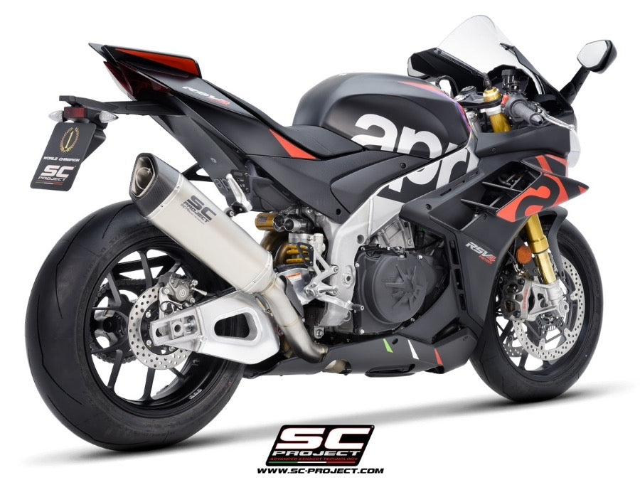SC Project SC1-R Slip-On Exhaust - 350mm Canister