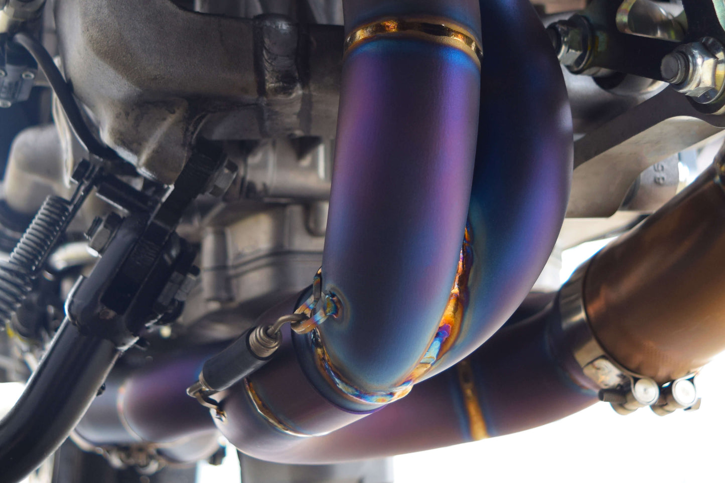 Spark Titanium Header / Collector