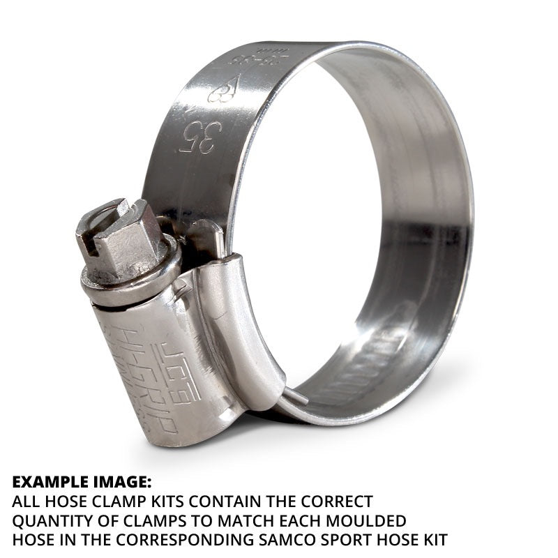 Samco Sport Oil Cooler Hose Clamp Kit for 2016-2025 Aprilia RSV4