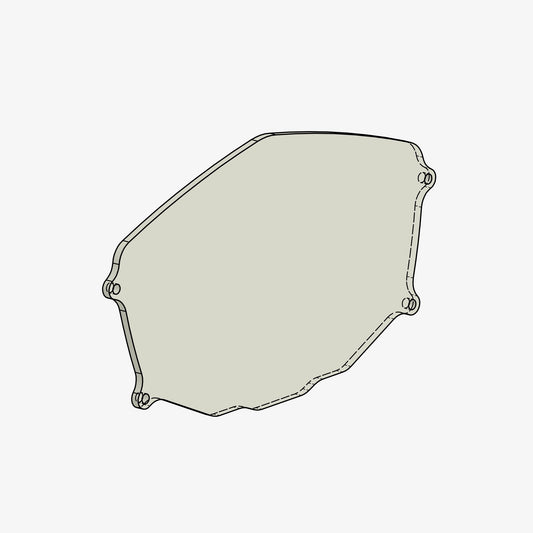 Bonamici Racing Billet Aluminum Dash Cover Replacement Glass