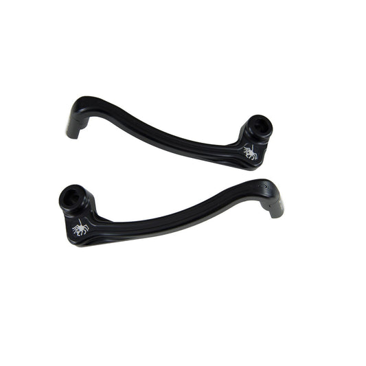 Spider Billet Brake & Clutch Lever Guard Set (Black)