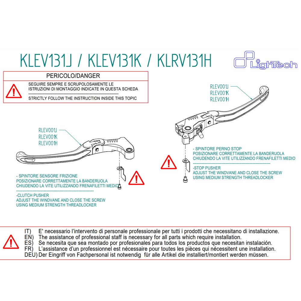 Lightech Brake and Clutch Lever Kit