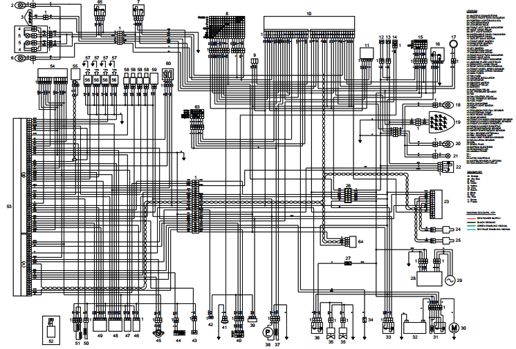 OEM Aprilia Wiring Diagram - 2011-2013 Tuono V4