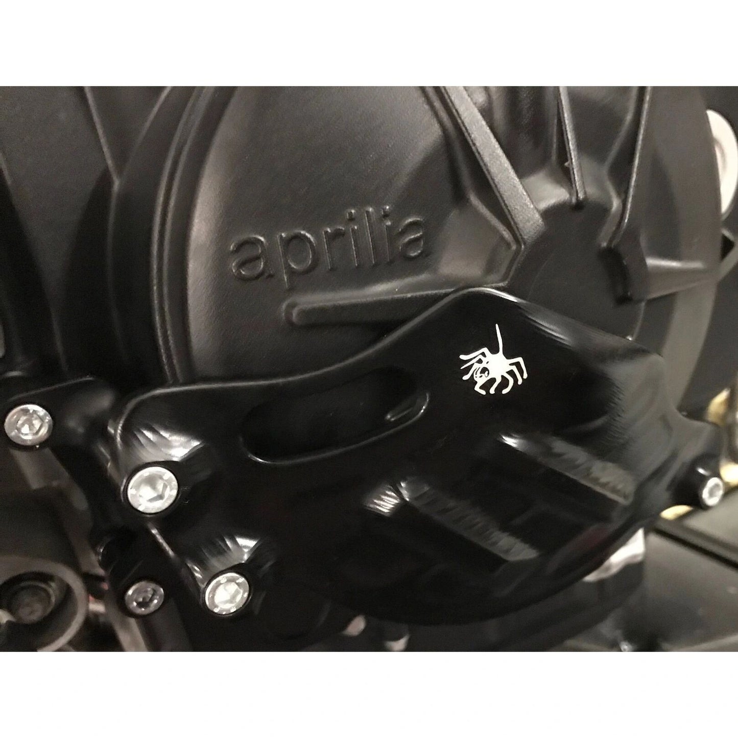 Spider Billet Engine Protection Case Cover Set - 2009-2020 Aprilia RSV4 & 2011-2020 Aprilia Tuono V4
