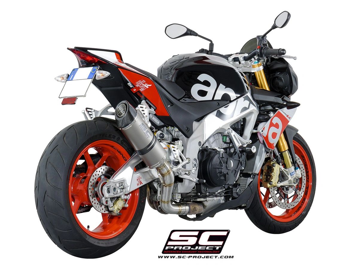 SC Project Oval Exhaust for 2015-2016 Aprilia Tuono
