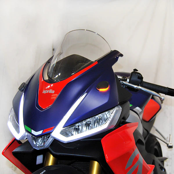 NRC New Rage Cycles Front LED Mirror Block Off Turn Signals