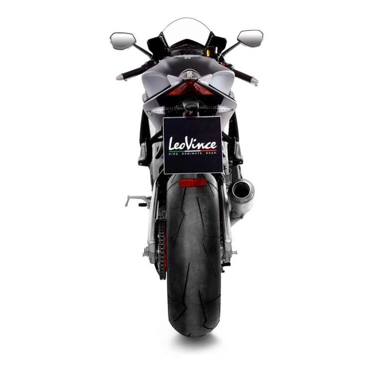LeoVince LV-10 Slip-On Exhaust for 2017-2020 Aprilia RSV4 & 2017-2020 Aprilia Tuono V4