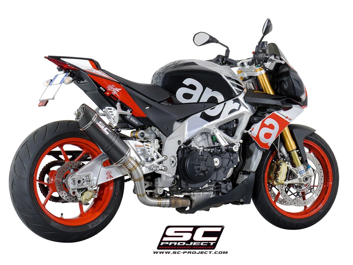 SC Project Oval Exhaust for 2015-2016 Aprilia Tuono