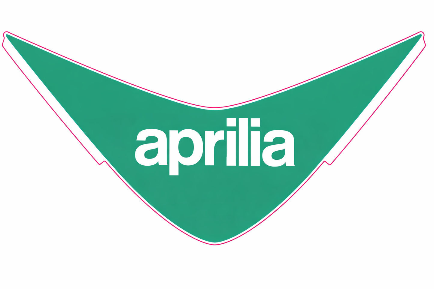 OEM Aprilia Windscreen Decal - Green