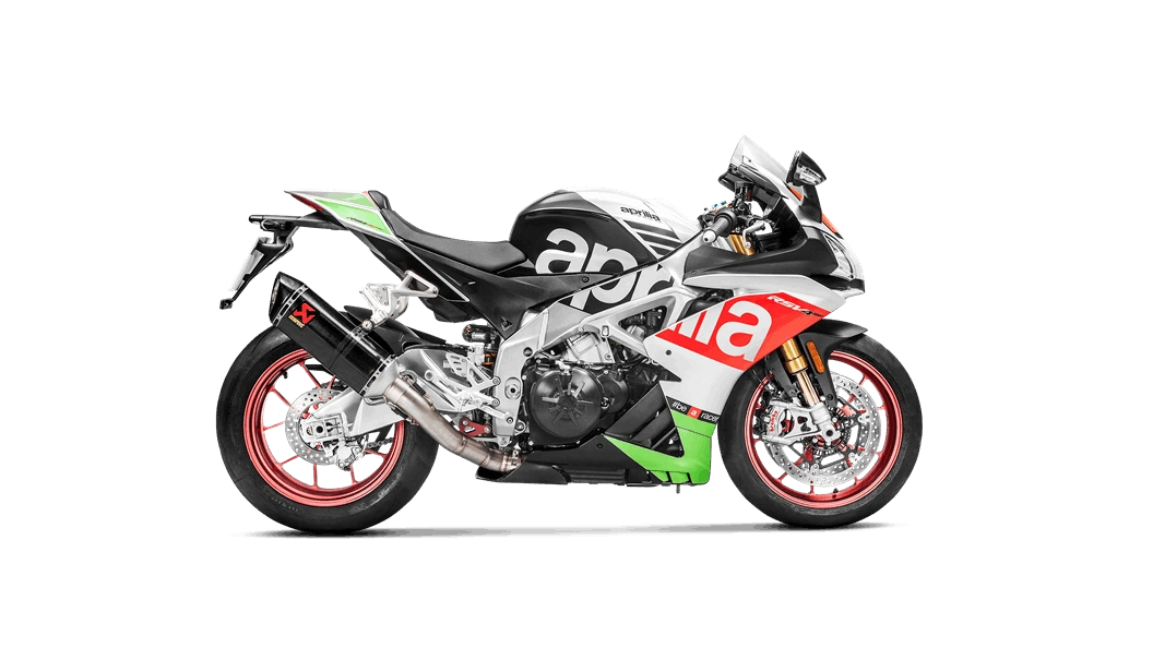 Akrapovic Carbon Fiber Slip-On Exhaust for 2017-2020 Aprilia RSV4 & 2017-2020 Aprilia Tuono V4