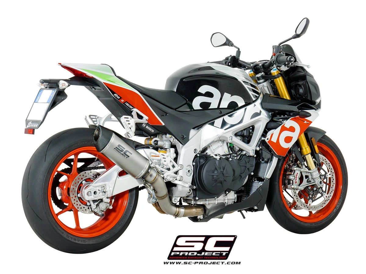SC Project Race Oval Exhaust for 2017-2020 Aprilia RSV4 & 2017-2020 Aprilia Tuono V4
