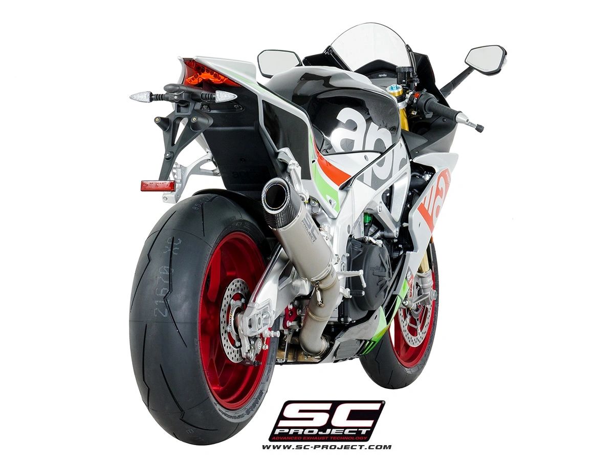 SC Project Race Oval Exhaust for 2017-2020 Aprilia RSV4 & 2017-2020 Aprilia Tuono V4