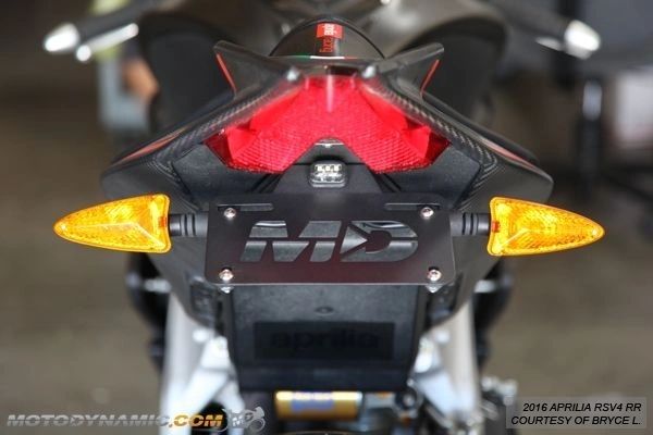 MotoDynamic Fender Eliminator for 2009-2020 Aprilia RSV4 & 2011-2020 Aprilia Tuono V4