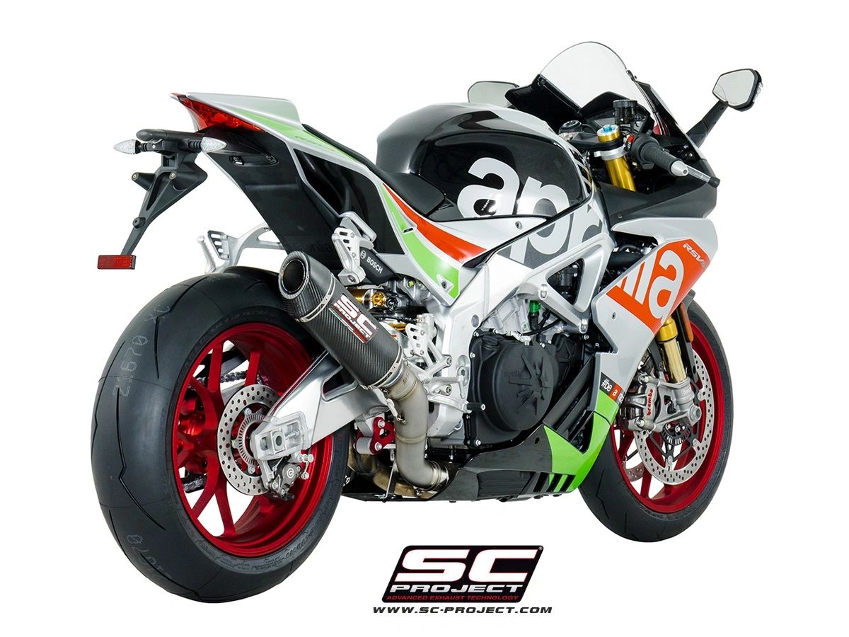SC Project Race Oval Exhaust for 2017-2020 Aprilia RSV4 & 2017-2020 Aprilia Tuono V4
