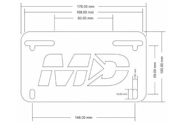 MotoDynamic Fender Eliminator for 2009-2020 Aprilia RSV4 & 2011-2020 Aprilia Tuono V4