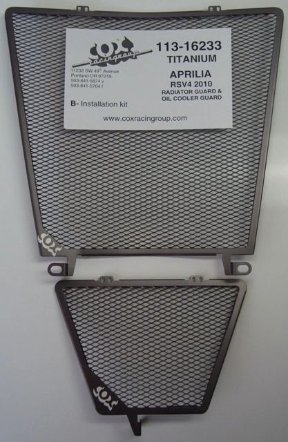 Cox Racing Group Radiator and Oil Cooler Guards